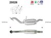 FORD 6597504 Catalytic Converter